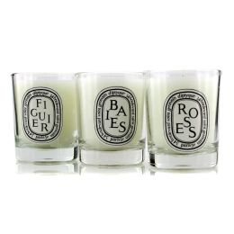 DIPTYQUE - Mini Candle Coffret: Baies, Figuier, Roses  COF 3x70g/2.4oz